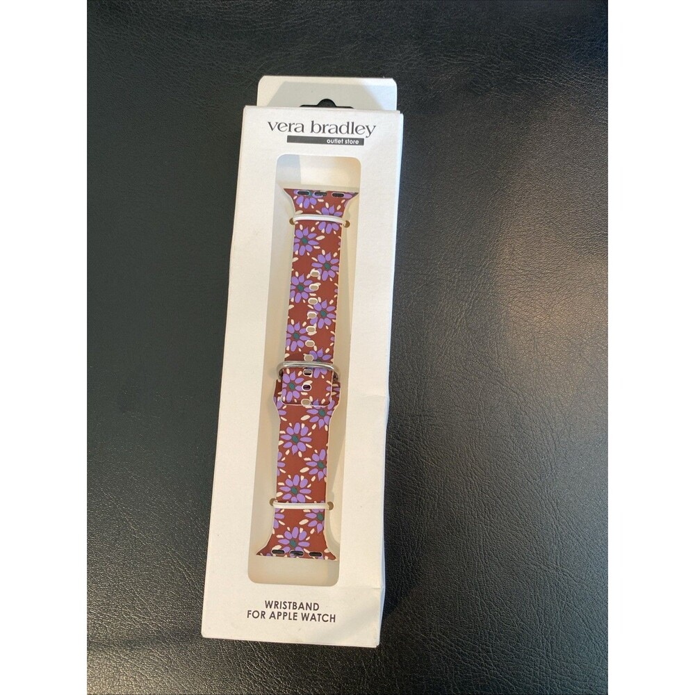 NIB Vera Bradley  Venetian Flowers Cinnamon Apple Watch Band